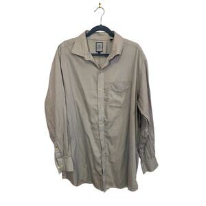 Tommy Hilfiger Long Sleeve Button Down Men's Oxford Shirt Pinstripe XL